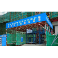 Single Double Cage Wire Rope Construction Materials Elevator