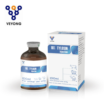 Veterinary Drug 10% Tylosin Tartrate for Injection