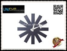 Replica mdoern home furniture accessories cheap black modern clock