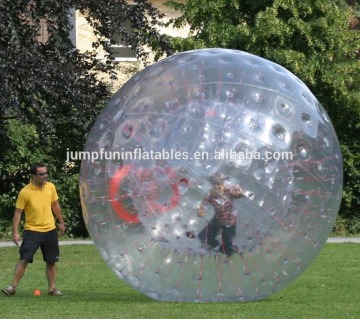 zorb balls, inflatable hamster balls to Europe