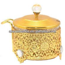 2024 Decorative Glass Sugar Bowl & Sugar Pot