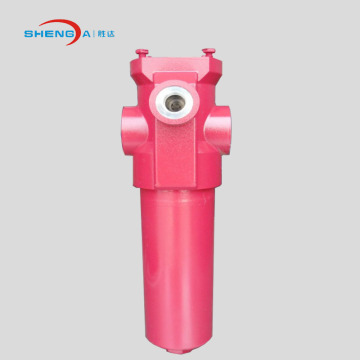 Hydraulic low pressure oil filter inline filter assembly