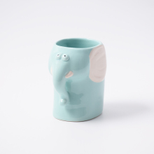 Ceramic frog toilet paper holder foam soap dispenser