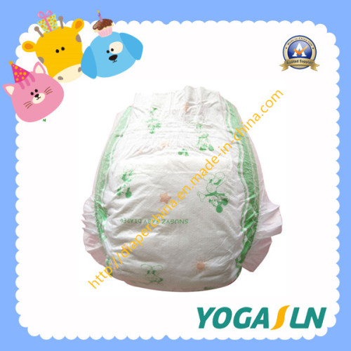 Cute Baby Diaper with Velcro Tape