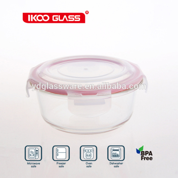 vacuum food storage container with silicone ring