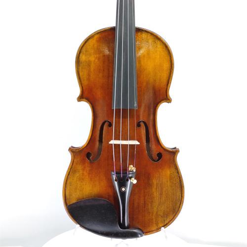 Violino profissional feito à mão em madeira maciça de tamanho real