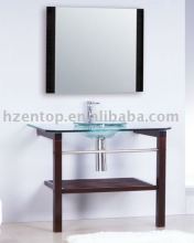 solid wood bath vanity set