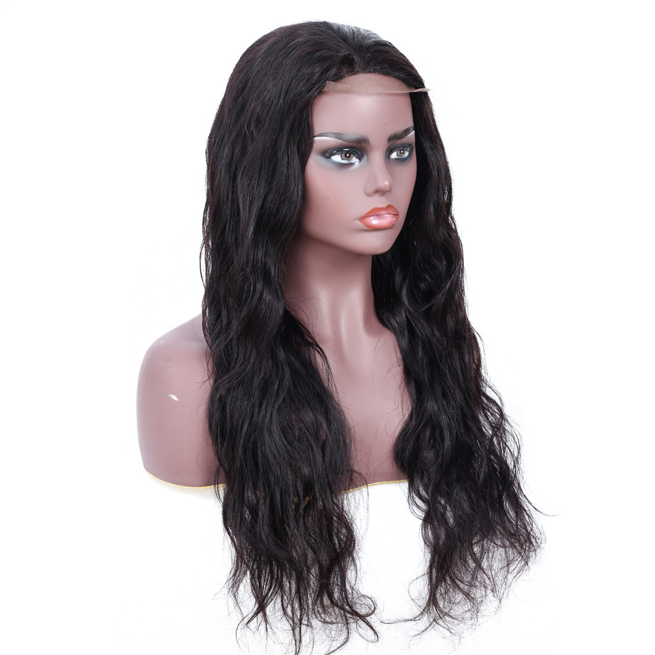Brazilian cuticle aligned body wave 4*4 closure wig human hair closure wig