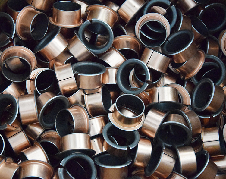 Low Price Custom Metal Sleeve Flange Bearing DU SF1 Sintering Bush Powder Metallurgy Bushing