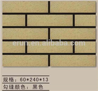 Jiangsu thin clay tile/brick for outdoor wall decoration