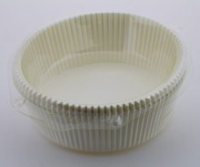 White Paper Loaf Liner Round