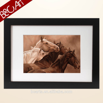 Z(64280) modern horse art painting with frame