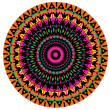 Turkish 100% Cotton Round Beach Towel