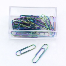 Glimmer Rainbow Steel Large Iridescent Paper Clips 32MM