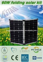 60w solar battery charger camping portable solar kit panel alibaba china/18V folding solar kit,panel jinhua,zhejiang/solar power