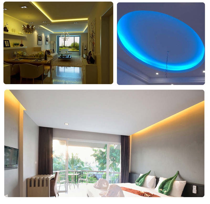 220V IP65 PVC cover SMD 5050 220V RGB led strip 60 72 120 Leds flexible strip light Smart Strip Light