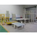 Automatic conveyor pallet wrapping machine