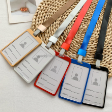 Aluminium Alloy ID Card Holder for Flash Sale: Blue Student School Card Badge Holder