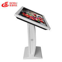 computer stand touch kiosk with wheels 42 inch