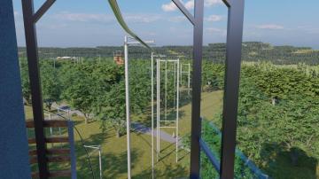 Outdoor Sky Rider Zip Line equipment