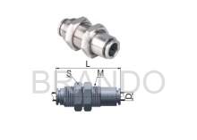 Fast Coupling Push-In Type Metal Pneumatic Hose Fitting