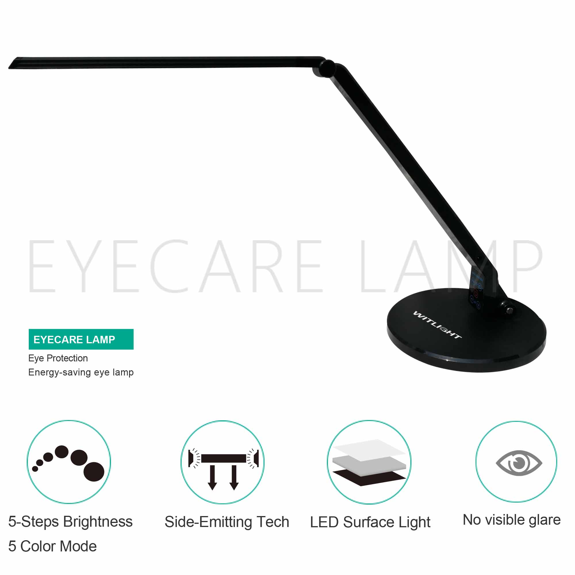 USB Port LED Desk Lamp For Smart Device