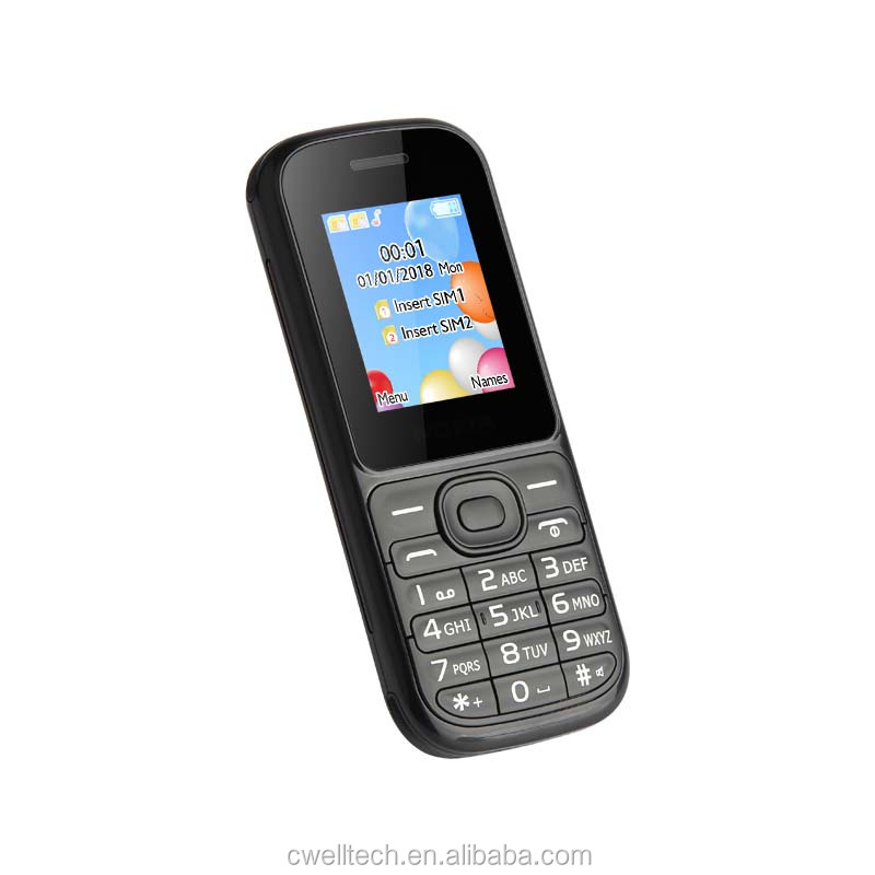 In Stock Wholesale 1.77 inch Dual SIM Card Quad Band GSM China Cheap Mobile Phone