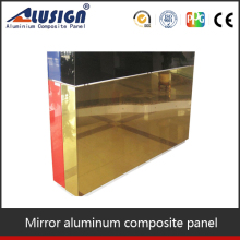 Alusign 2014 hot sale silver/golden mirror composite panels