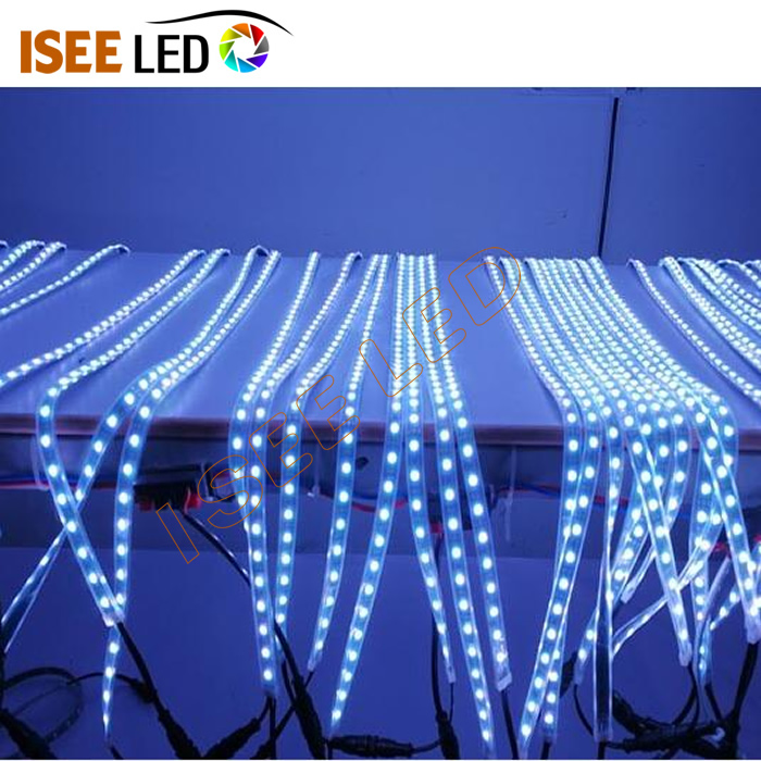 Упрыгожванне дыскатэкі RGB LED Гнуткая паласа