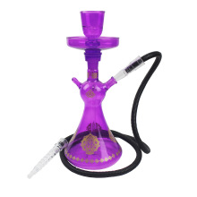 Small shisha 38cm hookah wholeset nargile all glass hookah all glass chicha personal use shisha for bar