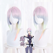 Lucy Cosplay Wig Ombre Color Cyberpunk for Women