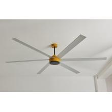 6 blade DC ceiling fan with wall control