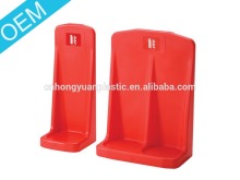 Specially designed plastic fire extinguisher stands rotational moulding fire extinguisher holders