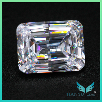 Wholesale Artificial Zircon Gems Stone White Pagode Cushion Cut Loose Cubic Zirconia Price