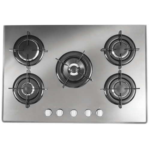 5 Burner Ariston Hobs Stainless