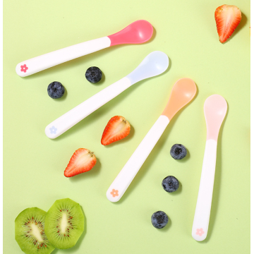 Custom Heat Sensitive Toddlers Feeding Spoons