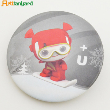 Button Badge with Different Printing Logo