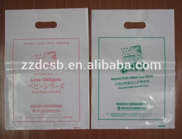 Plastic Die Cut Handle Advertisement Bag