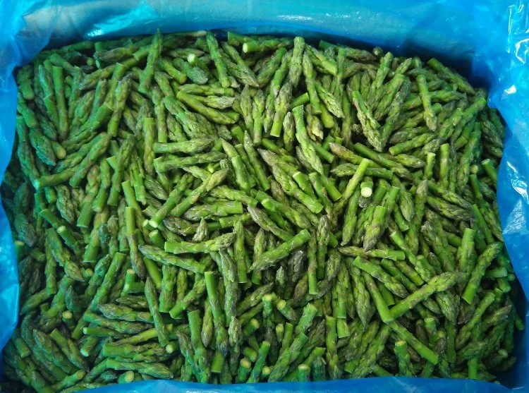 IQF Frozen Vegetable Spears Tips Green Asparagus