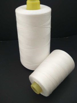 100% spun polyester raw thread