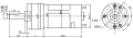 32 mm reductiekasten met micro reductiemotor