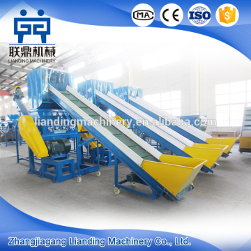 crushing machine to recycle plastic bottles