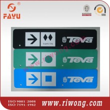 road sign number plate/danger plate with making machines