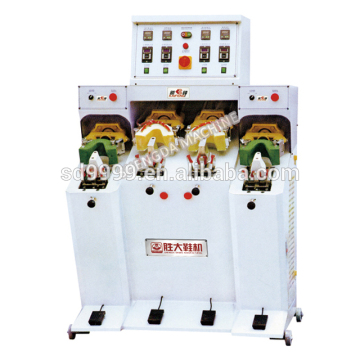 Leather shoes backpart moulding machine 2 hot +2 cold backpart moulding machine