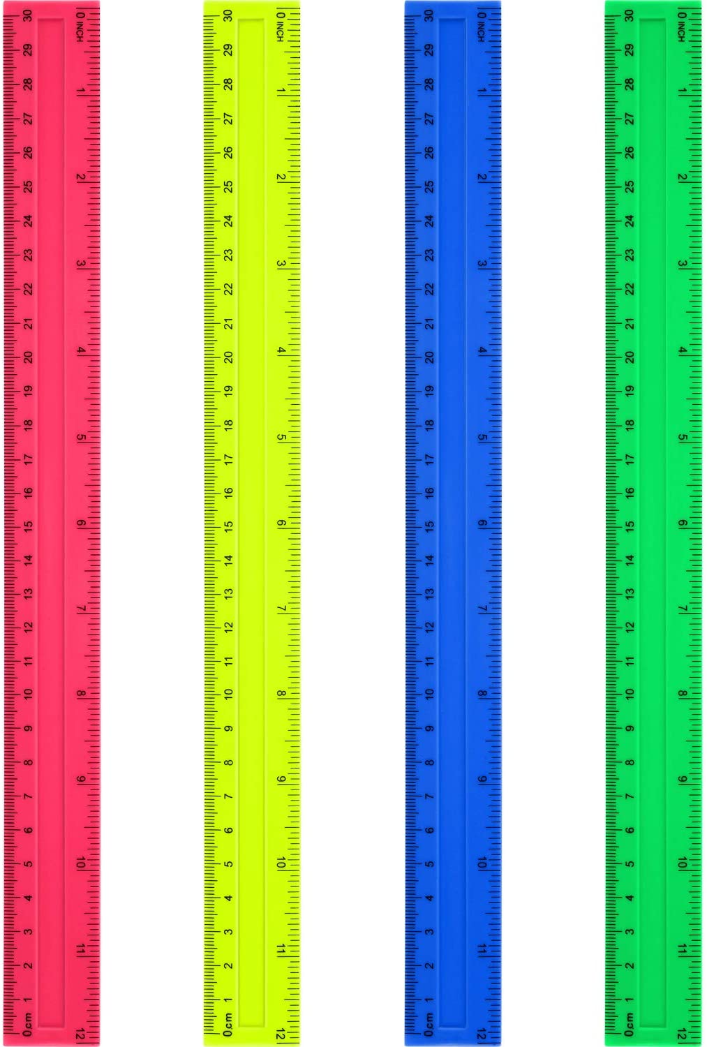 Four color rulers