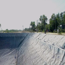 Black Rolls 0.25mm-2mm Waterproofing HDPE Geomembrane