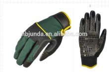 Hgh quality work gloves pu work gloves mechanic gloves