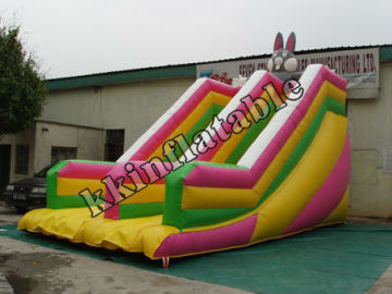 used inflatable rabbit bouncy slide out
