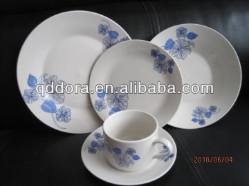 dinner set blue color