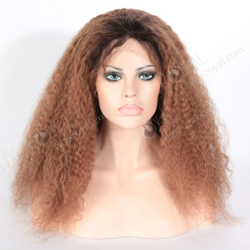 jerry curl roots color human hair custom wigs